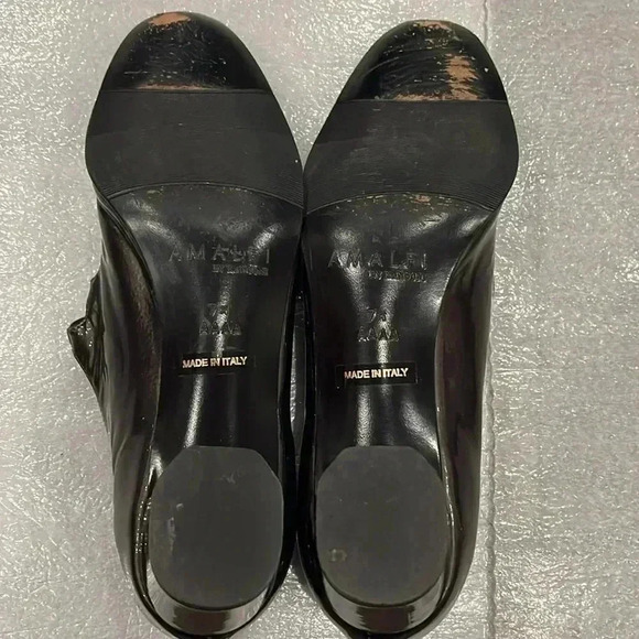 [US7.5N-4A]Amalfi by Rangoni Patent Leather Mary Jane with 3  Straps Block Heel - Picture 6 of 8